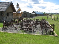Old Farm Equipment at 108 Mile House